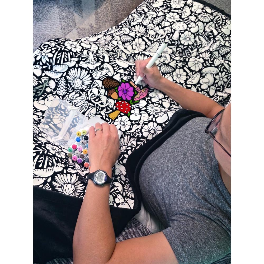 DIY Coloring Blanket