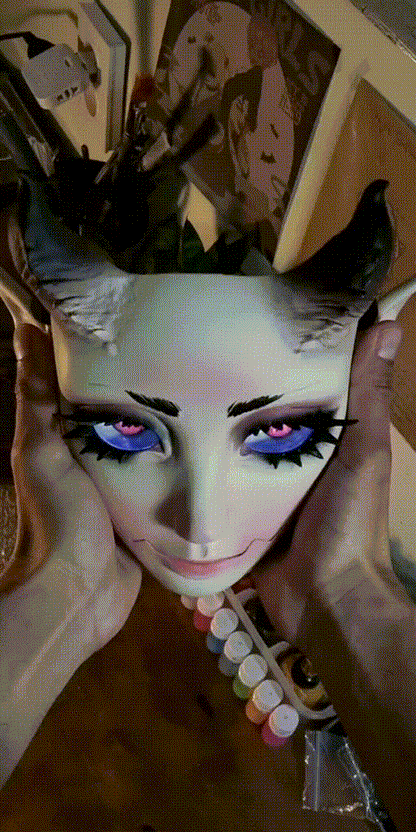 Halloween Gothic Demon Mask