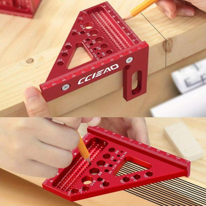 3D Multi-angle Carpenter Square Scriber :All-in-One Angle Master System