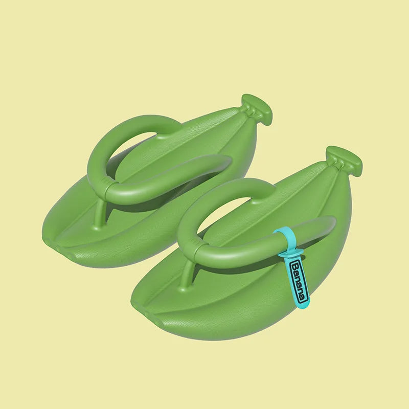 Banana Slippers – Fun & Comfy Thick Sole Sandals for Summer & Beachwear