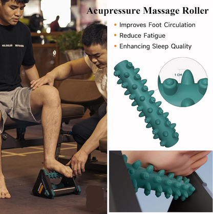 Foot Rocker Stretcher with Textured Grip Surface and Arch Massage Ridges