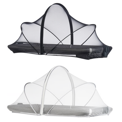 Foldable Mosquito Net for Cribs and Bassinets with Pop Up Mesh Design