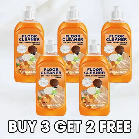 Lemon Floor Cleaner Concentrate with Plant-Based Surfactants for Multi-Surface Use, 3.38 oz