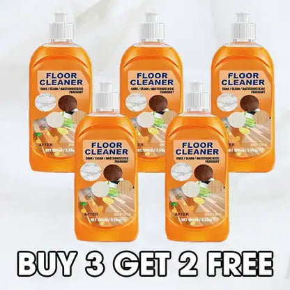 Lemon Floor Cleaner Concentrate with Plant-Based Surfactants for Multi-Surface Use, 3.38 oz