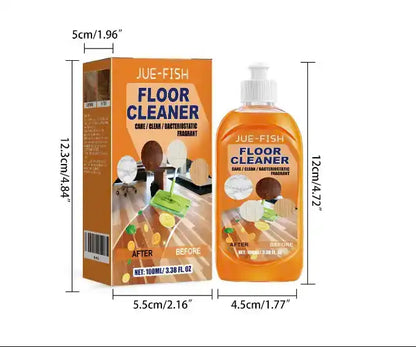 Lemon Floor Cleaner Concentrate with Plant-Based Surfactants for Multi-Surface Use, 3.38 oz