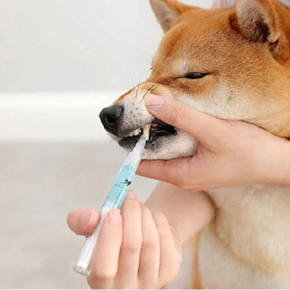 Pet Toothbrush Cleaning Solution with Soft Bristle Formula for Dogs and Cats