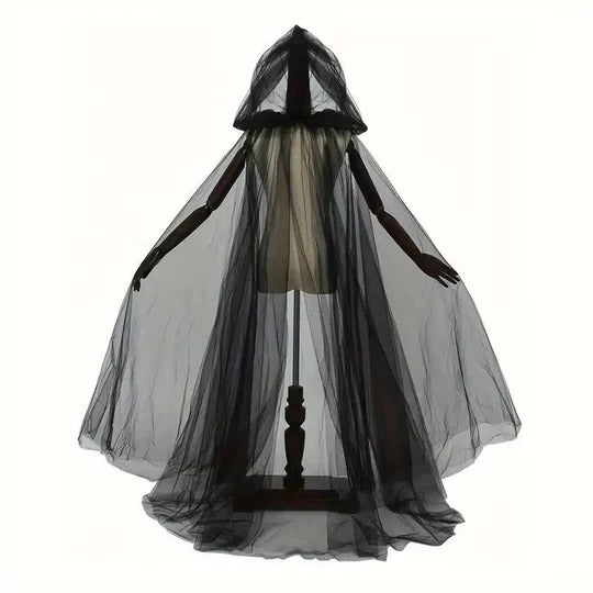 Hooded Costume Cape for Adults with Adjustable Length and Full Body Coverage