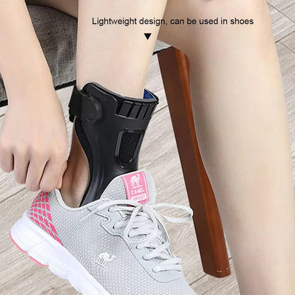 Foot Drop Brace with Adjustable Strap System and Non-Slip Base
