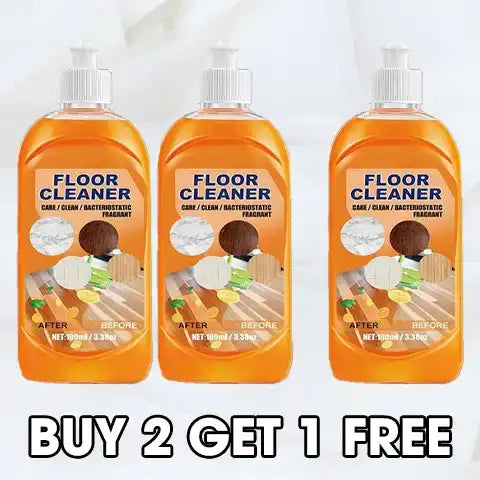 Lemon Floor Cleaner Concentrate with Plant-Based Surfactants for Multi-Surface Use, 3.38 oz