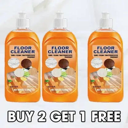 Lemon Floor Cleaner Concentrate with Plant-Based Surfactants for Multi-Surface Use, 3.38 oz