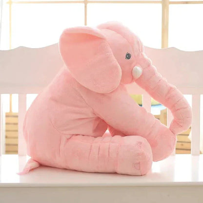 Plush Elephant Pillow with Huggable Shape for Babies and Toddlers