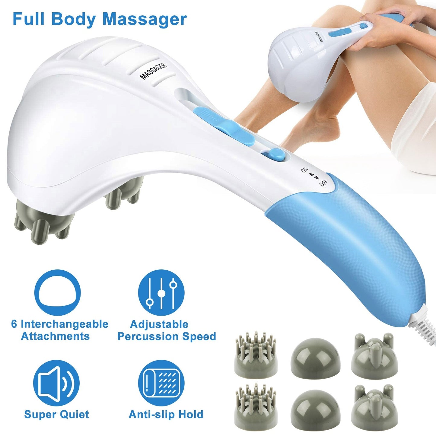 Electric Handheld Full-Body Massager