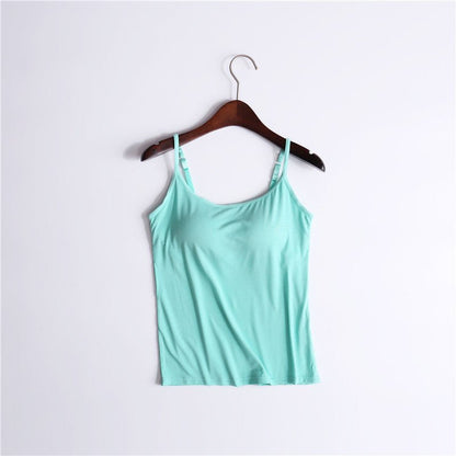 Tank Top With Built In Bra