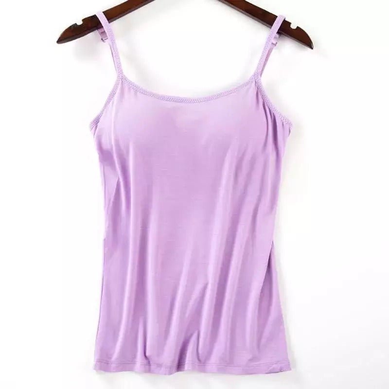 Tank Top With Built In Bra
