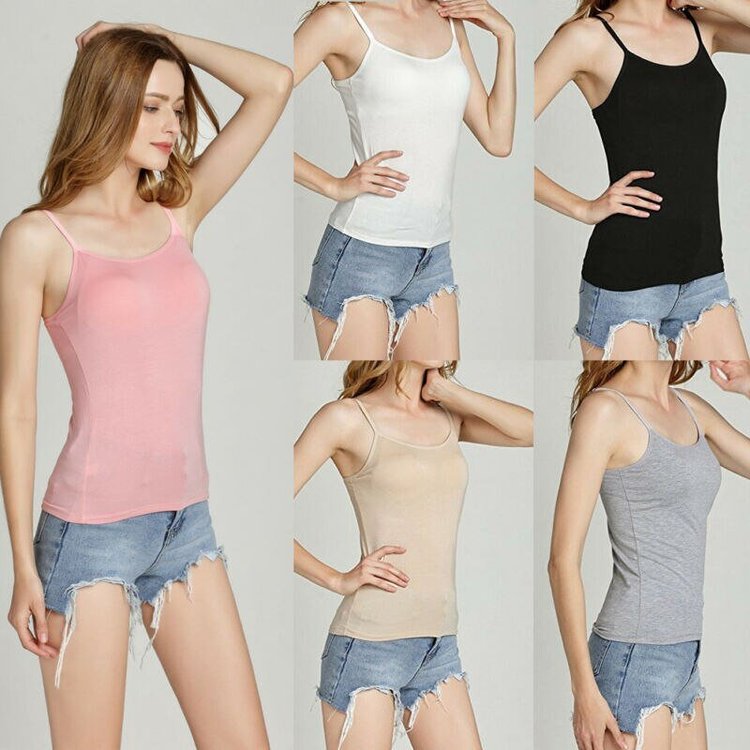 Tank Top With Built In Bra