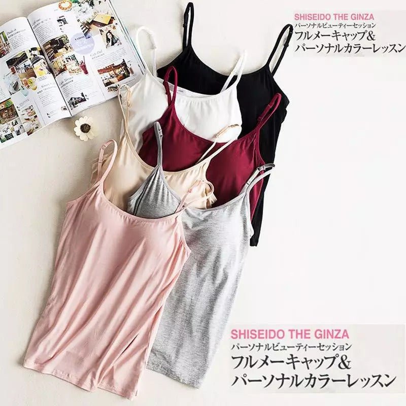 Tank Top With Built In Bra