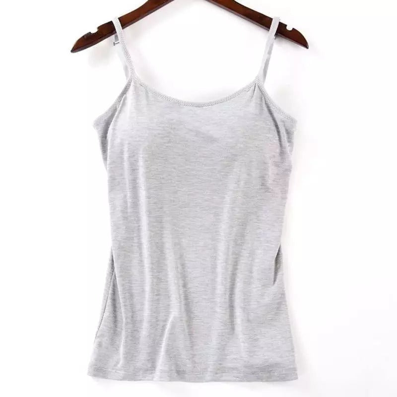 Tank Top With Built In Bra