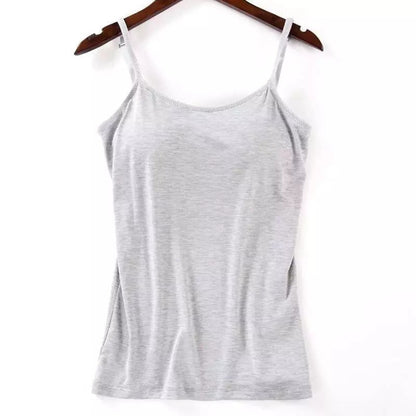 Tank Top With Built In Bra