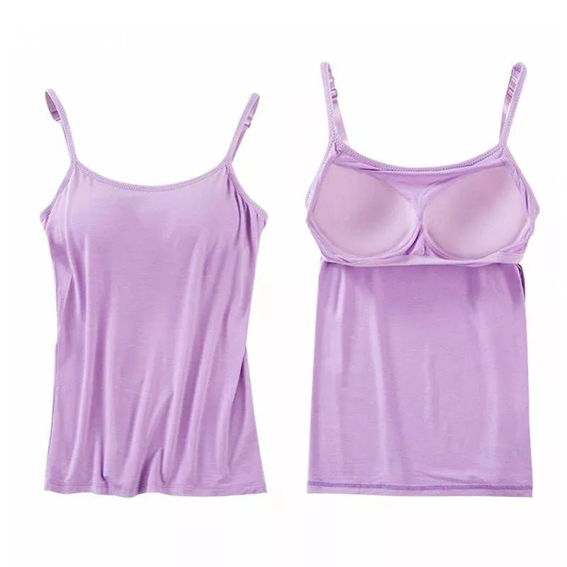 Tank Top With Built In Bra